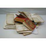 Approximately 36 Mid 20th century Folded Road Maps including 1921 Wartime Map together with