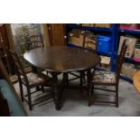 Ercol Dark Elm extending Dining Table, with one additional pull-out leaf, 210cms long extended x