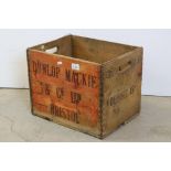 Elm Bottle Crate with company name and advert