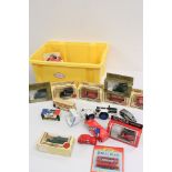 16 Boxed diecast models to include Corgi & Lledo plus a Conrad 1/50 Model 2430 GHH Construction etc