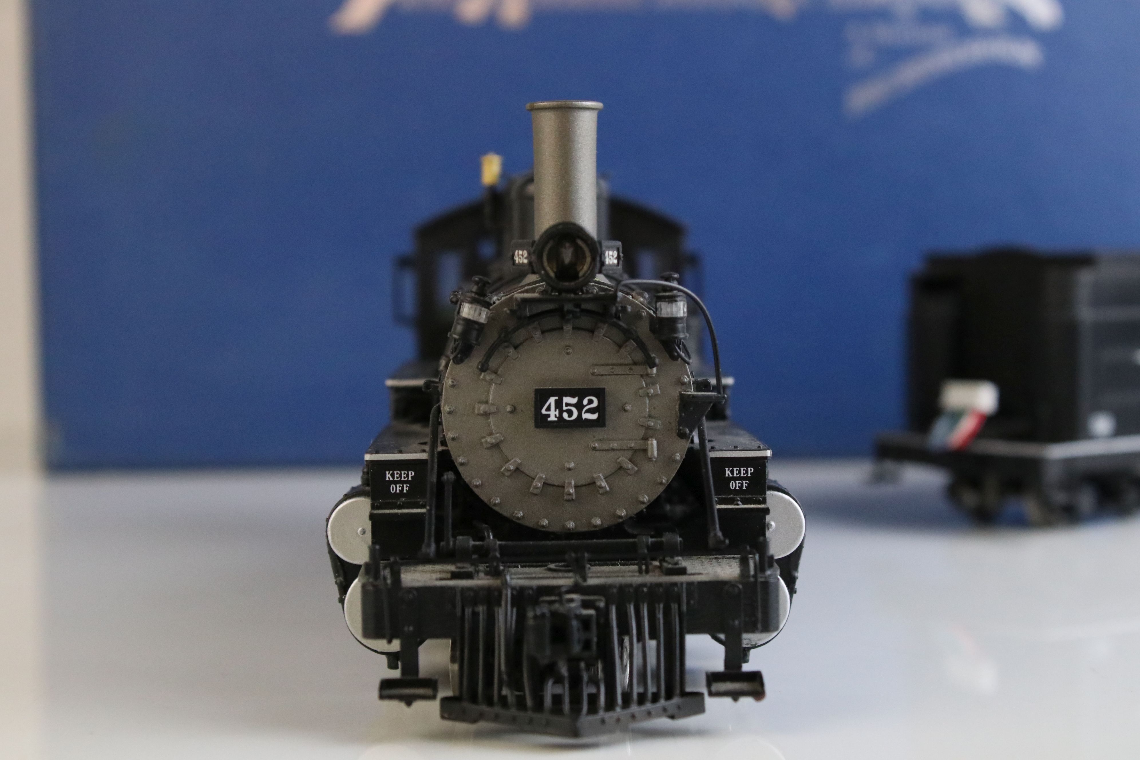 Boxed Mountain Model Imports (Korea) ON3Scale K-27 2-8-2 Factory Painted Road #452 D & RGW - Image 2 of 28