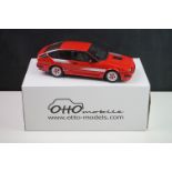 Boxed 1/18 Otto Models OT295 Alfa Romeo GTV6 1984 red diecast model, excellent