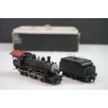 Boxed Hallmarked Models INC HO gauge Frisco 182-187 Class 4-4-0 brass locomotive & tender,