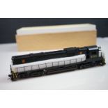 Boxed Oriental Limited HO gauge ALCO C-630 3000HP Low Hood brass locomotive, painted, made in