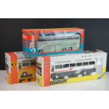 Three boxed diecast bus models to include Tenko and 2 x Joal featuring Volvo Coach and 2995000