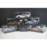 Six cased Fly Model slot cars to include 88043 Ford Capri RS Turbo Q Zolder DRM 1980 A147, 88069