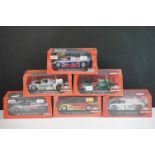 Six cased/boxed & sealed Slot it slot cars to include CA19e 88C n 45 WEC Fuji 1000 Km 1988, CA13e