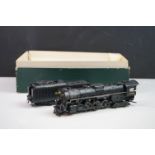 Nickel Plate Road United Scale Models 2-8-4 brass locomotive & tender, painted, Japan, incorrectly