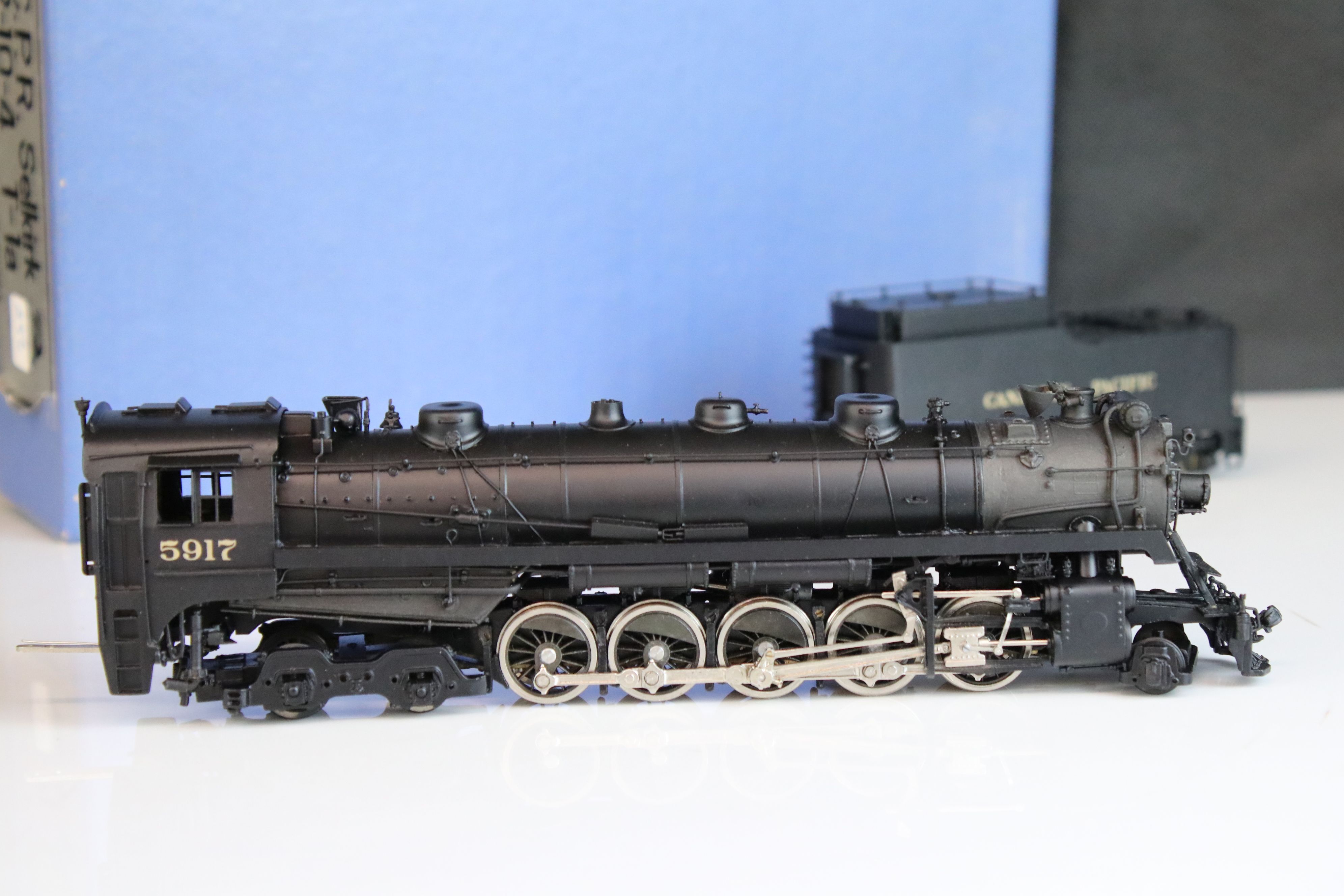 Boxed VH Scale Models HO gauge CPR Canadian Pacific Selkirk 2-10-4 T-1a locomotive & tender, crafted - Image 3 of 11