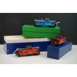 Three items of HO gauge brass rolling stock to include SP&S Wide Vision Cab (painted), Ajin Korea