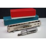 Two boxed Lambert Associates HO gauge items of brass rolling stock to include Galloping Goose Rio