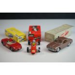 Three boxed Solido diecast models to include 129 Ferrari 21.5, 167 Ferrari F1 & Alfa Romeo 2600