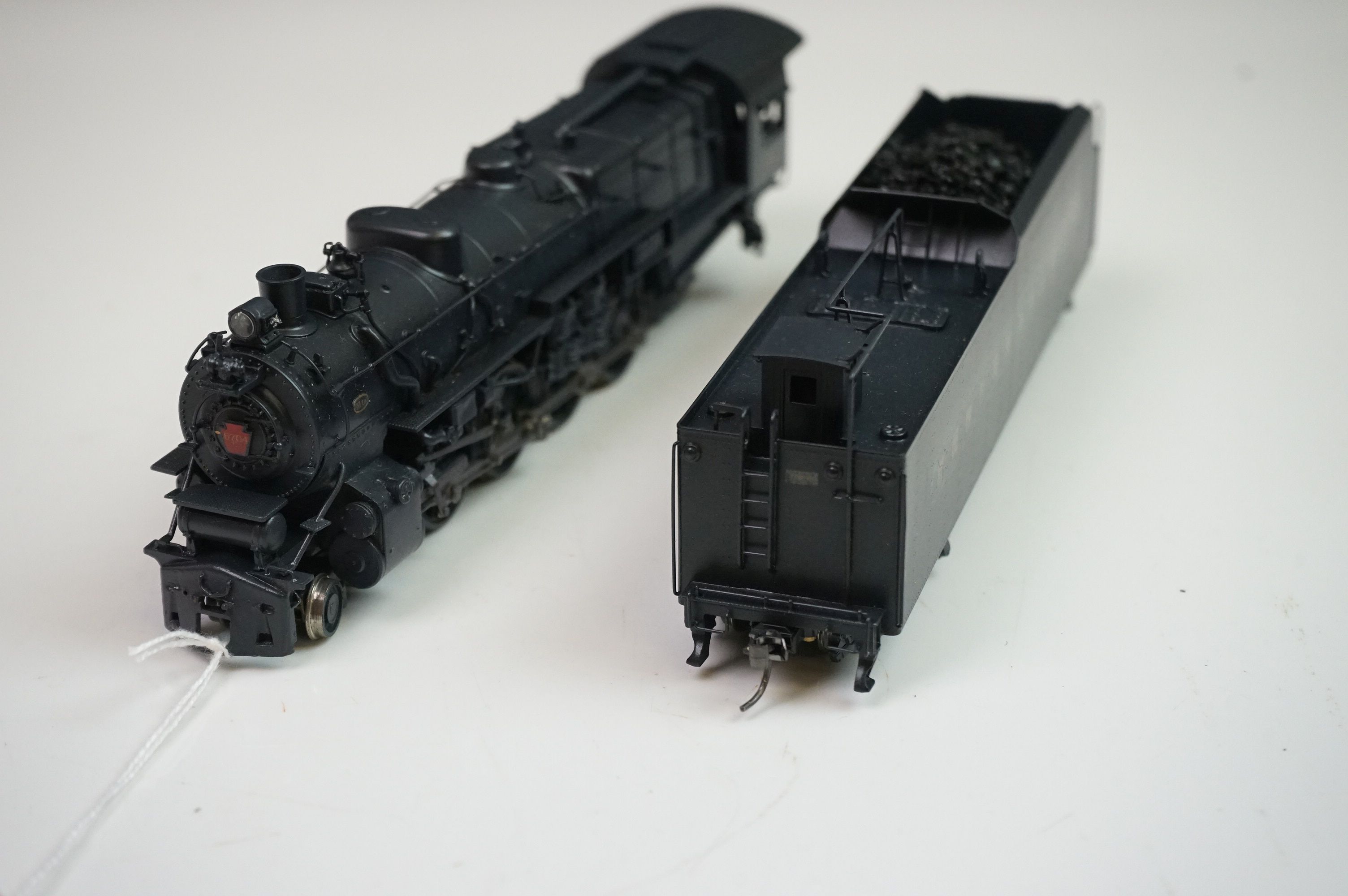 Boxed Westside Models HO gauge Pennsylvania M-1a 4-8-2 brass locomotive & tender made by Katsumi - Image 10 of 13