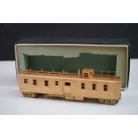 Boxed Hallmark Models HO gauge brass AT & SF Dynamometer Car #29 handcrafter by Samhongsa Co, Korea,