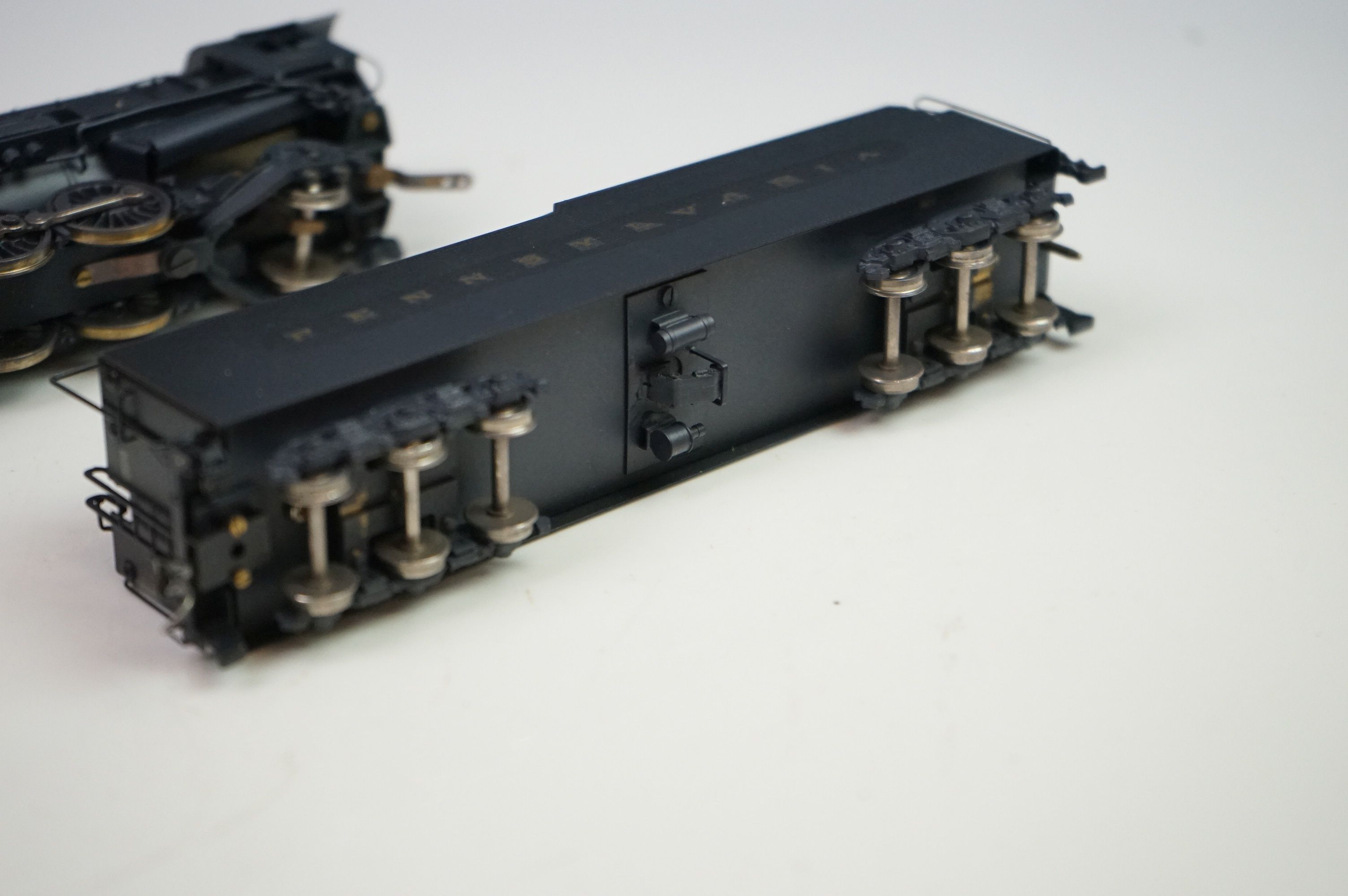 Boxed Westside Models HO gauge Pennsylvania M-1a 4-8-2 brass locomotive & tender made by Katsumi - Image 11 of 13