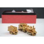 Boxed Westside Model Co Ho gauge West Side Lumber Co No 10 3 Truck Shay brass locomotive & tender,