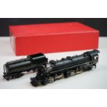 Boxed Key Imports HO gauge 2-6-6-2 Mallet H4 w/12VC Tender Custom Series no 32 brass locomotive &