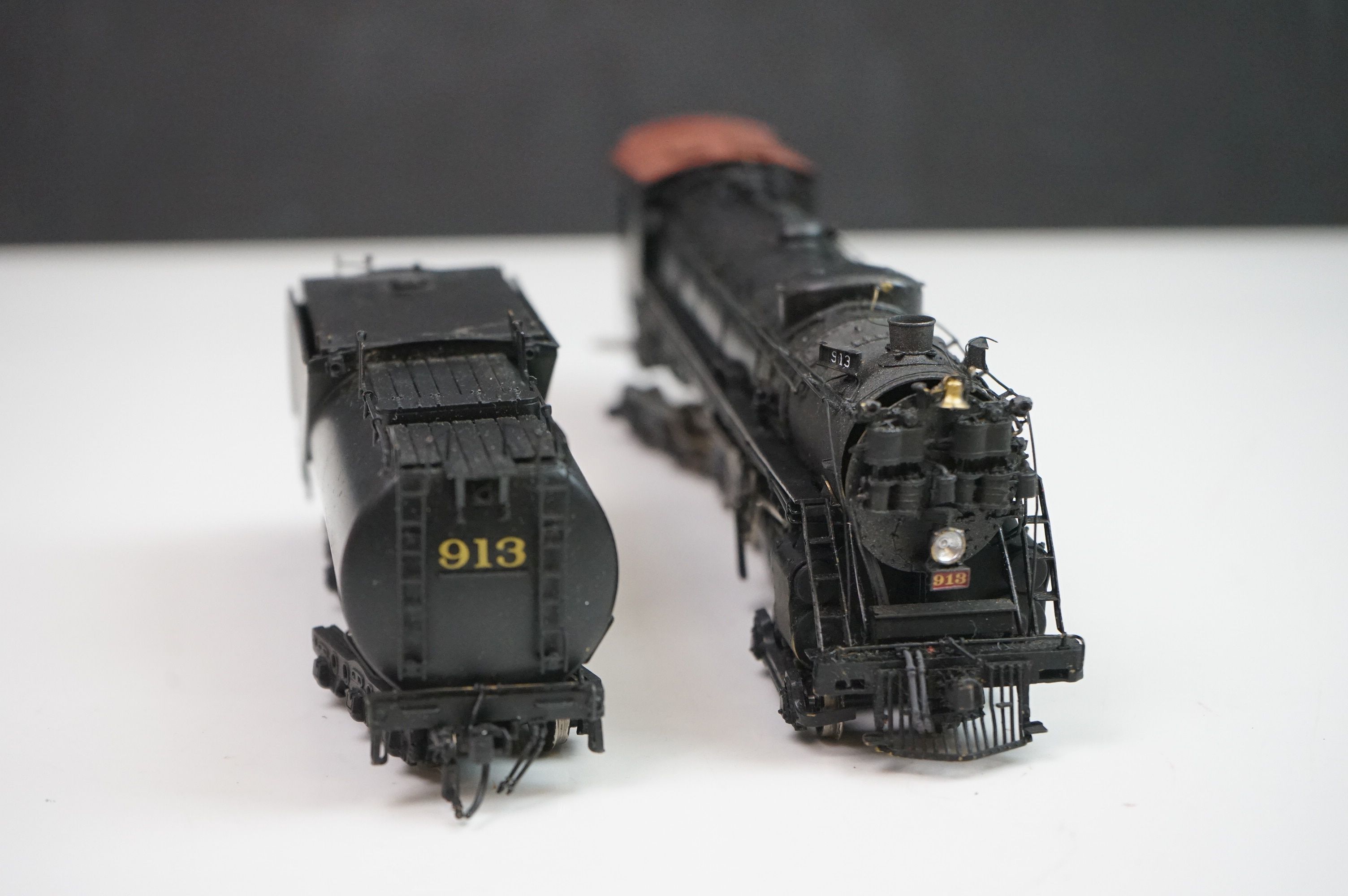 Boxed Westside Models HO gauge Great Northern S-2 4-8-4 brass locomotive & tender made by - Image 5 of 14