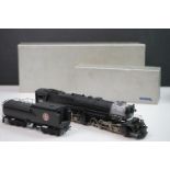 Boxed Tenshodo for Pacific Fast Mail HO gauge GN 2-8-8-2 Class R-2 brass locomotive & tender along