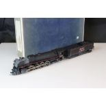 Boxed Olympia HO gauge Boston & Maine Class R1-d 4-8-2 4113 locomotive & tender, painted,