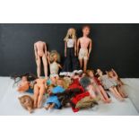 Collection of circa 1960s / 1970s / 1980s fashion dolls and parts to include Ideal, Hong Kong,