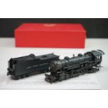 Boxed Key Imports HO gauge New York Central #1320 H-5P Class 2-8-2 Ski brass locomotive & tender,