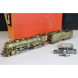 Boxed Nickel Plate Products HO gauge Chicago and North Western Class J-4 2-8-4 2798 brass locomotive
