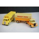 Two reconditioned Dinky diecast commercial models to include Bedford with Dinky Toys decals and