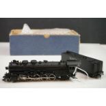 Boxed United Scale Models HO gauge Super Detail Custom Quality Santa Fe 2-10-2 brass locomotive,