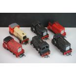 Six Hornby & Triang OO gauge Dock Authority locomotives