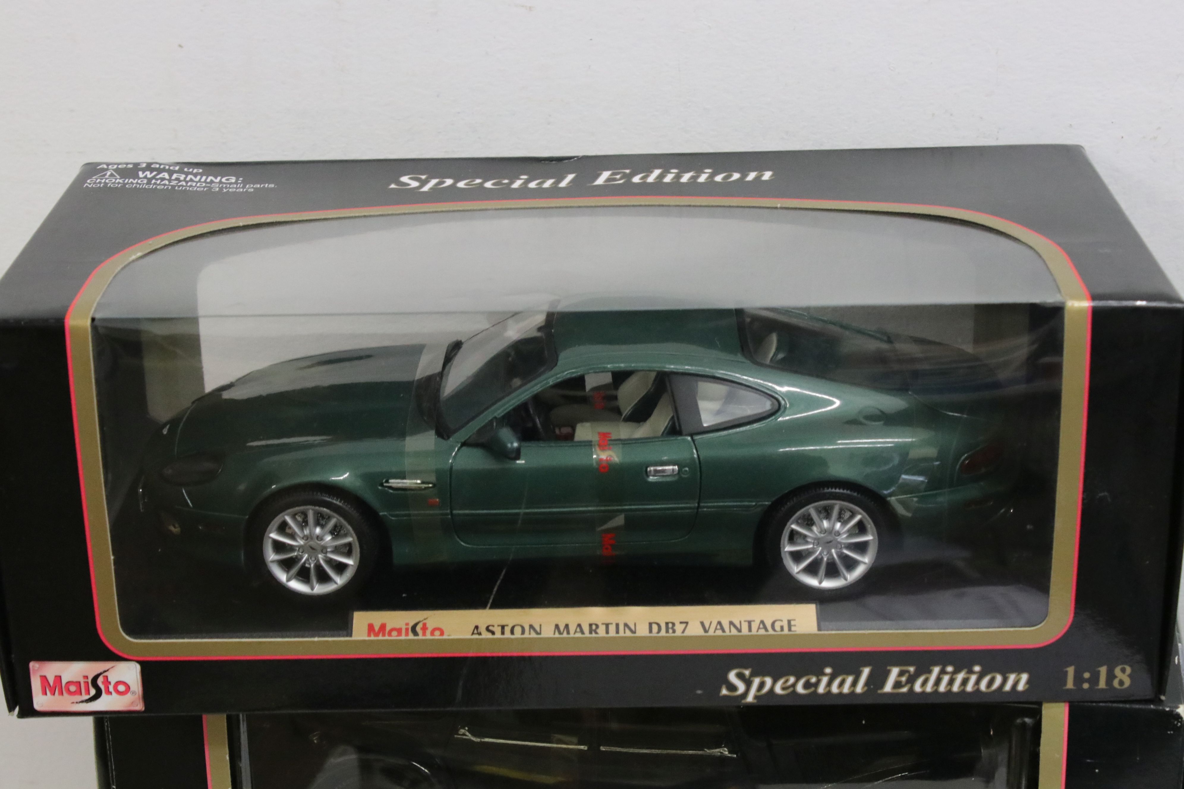 Eight boxed Maisto diecast models to include 7 x 1:18 scale models featuring Jaguar XK8, Jaguar - Image 3 of 8