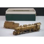 Boxed Toby HO gauge Frisco 4-8-2 brass locomotive & tender exclusively for Pacific Fast Mail (