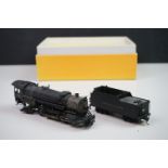 Boxed Sunset Models HO gauge USRA Heavy 2-8-2 brass locomotive & tender, painted, made in Korea,