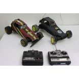 Two circa 1970/80s Mardave r/c cars with accessories, good examples in well used condition