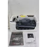 Boxed Hen Long German Tiger I Early Production r/c model, appears complete