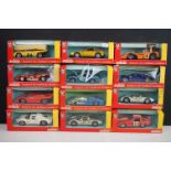 12 Boxed Solido diecast models to red/yellow boxes to include 2 x 151, 176, 175, 181, 178, 186, 195,