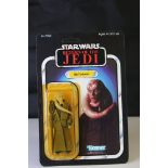 Star Wars - Carded Kenner Return of the Jedi Bib Fortuna figure, unpunched, 65 back, Japanese