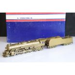 Boxed Daiyoung Models Co by Custom Brass (Korea) HO gauge Reading Lines Class T-1 4-8-4 locomotive &