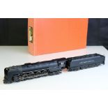 Boxed Nickel Plate Products HO gauge New York Central Niagara 4-8-4 brass locomotive & tender (KMT