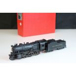 Boxed Westside Model Company HO gauge Pennsylvania G-5 4-6-0 brass locomotive & tender made by