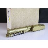 Boxed Sunset Models HO gauge Denver & Rio Grande Western M-69 4-8-2 brass locomotive & tender,