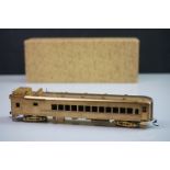 Boxed Gem Models HO gauge KT-101 Maryland & Pennsylvania Gas-Electric brass locomotive & tender (