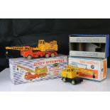 Two boxed Dinky Supertoys 'Coles' diecast models to include 571 Coles Mobile Crane (vg with paint