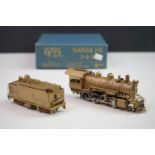Boxed United Scale Models exclusively for Pacific Fast Mail HO gauge Santa Fe 2-8-0 brass locomotive
