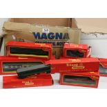 23 Boxed Triang OO gauge items of rolling stock to include trucks, wagons and coaches