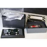 Two boxed 1:43 diecast models to include AutoArt Signature 65586 Jaguar D-Type Le Mans 24hr race