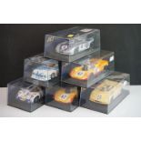 Six cased Fly Model slot cars to include C63 Porsche 908/3 Nurburgring 1971, 88098 Porsche 908/2