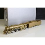 Boxed NJ Custom Brass (Korea) HO gauge Chesapeake & Ohio Railway Class L-2 'Baker' 4-6-4 brass