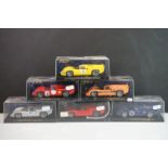 Six cased Fly Classic slot cars to include C31 Lola T70 MK 3B Azul, s32 Lola T70 Alcaniz 99, C32