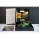 Boxed Scalextric NSCC 30th Anniversary C3144 Jaguar XKR GT3 NSCC slot car, with certificate car, vg